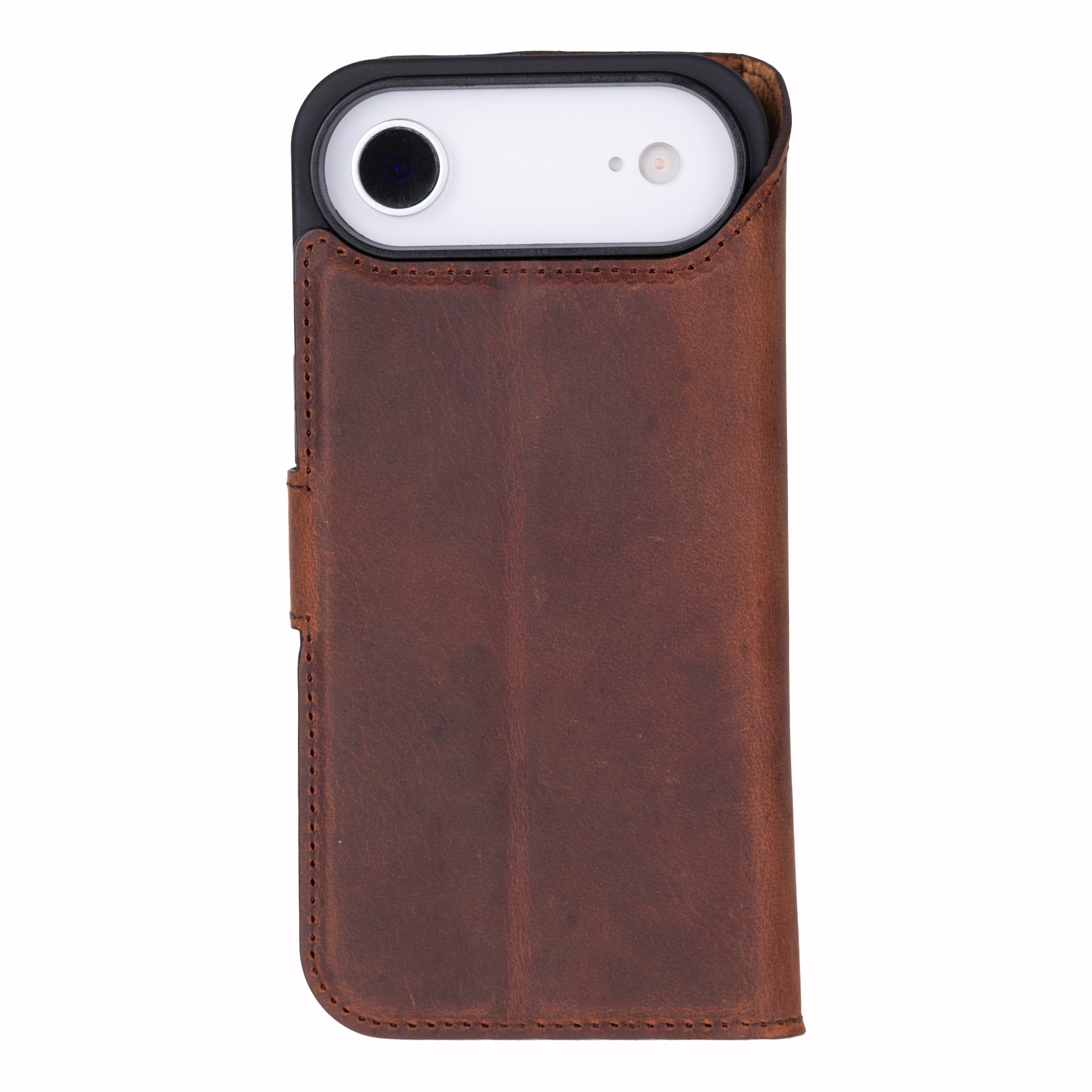 Liluri iPhone 17 Air Detachable Genuine Leather Case