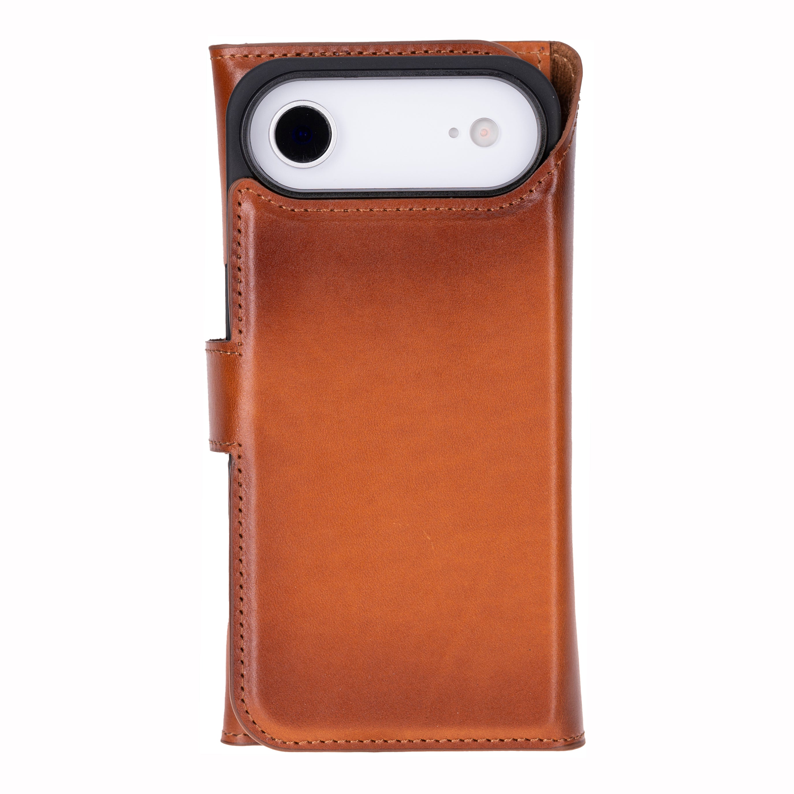 Santa iPhone 17 Air Genuine Leather Detachable Wallet Case