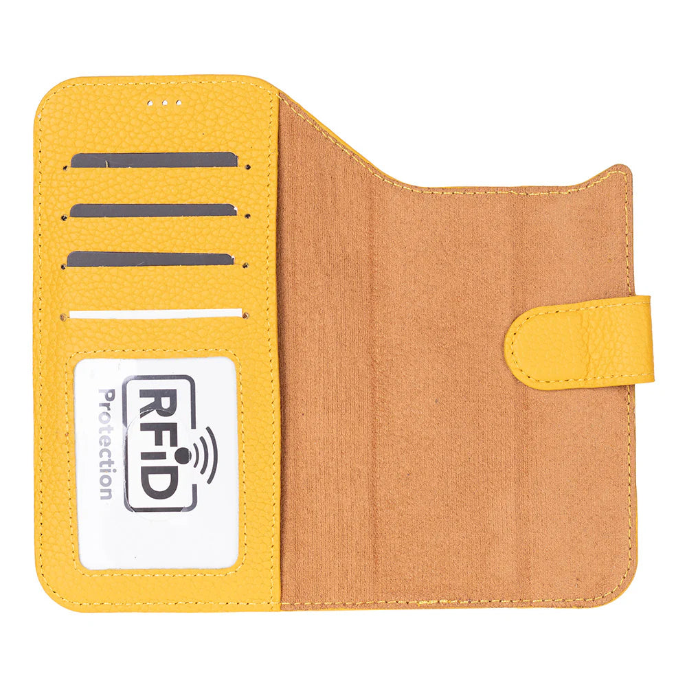 Magic iPhone 17 Deri Ayrılabilir Cüzdan Kılıf (RFID)