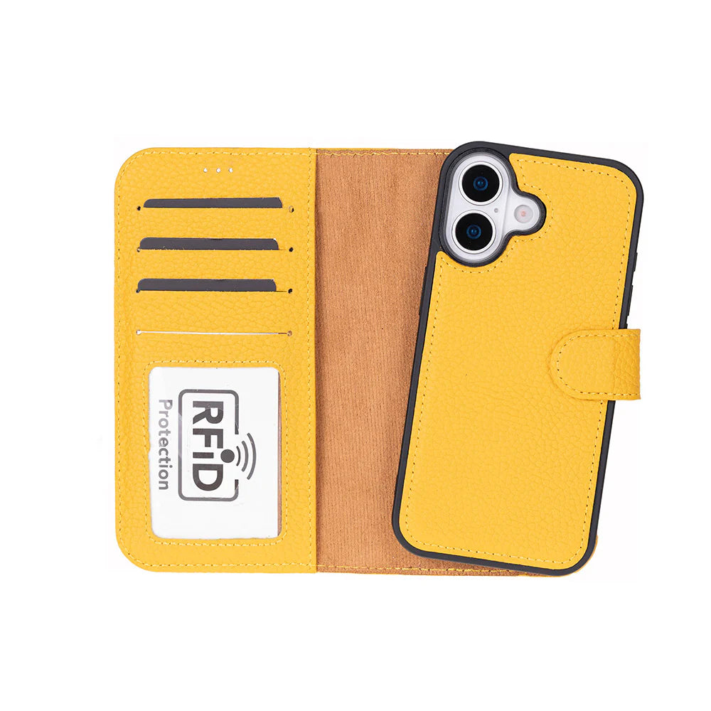 Magic iPhone 17 Leather Detachable Wallet Case (RFID)