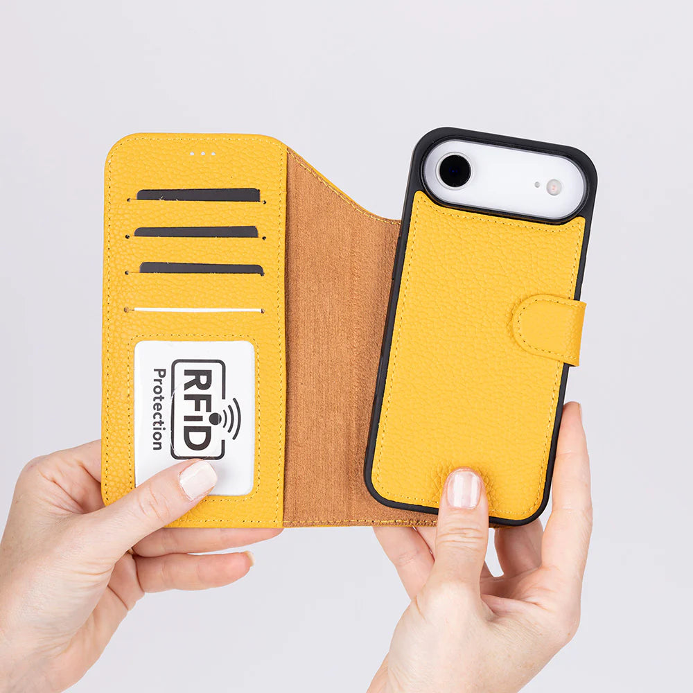 Magic iPhone 17 Air Leather Detachable Wallet Case (RFID)