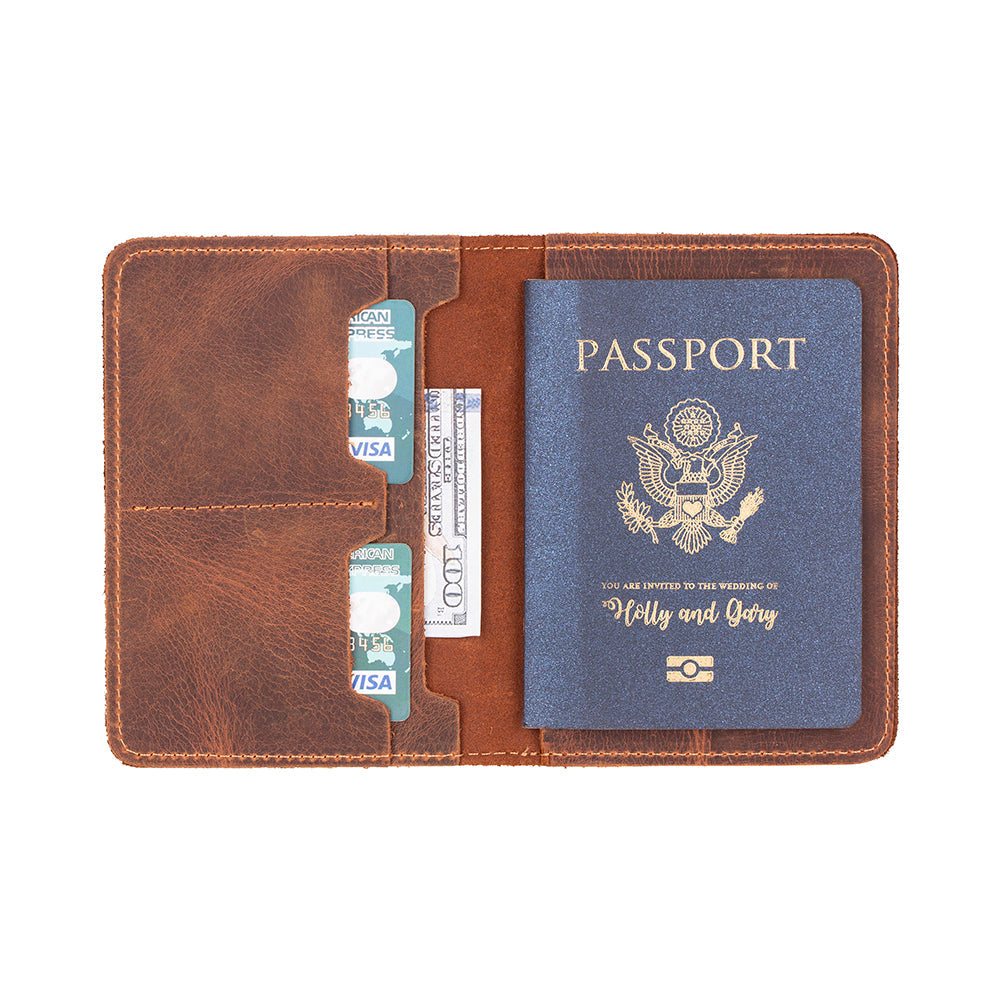 Avventura Genuine Leather Passport Holder