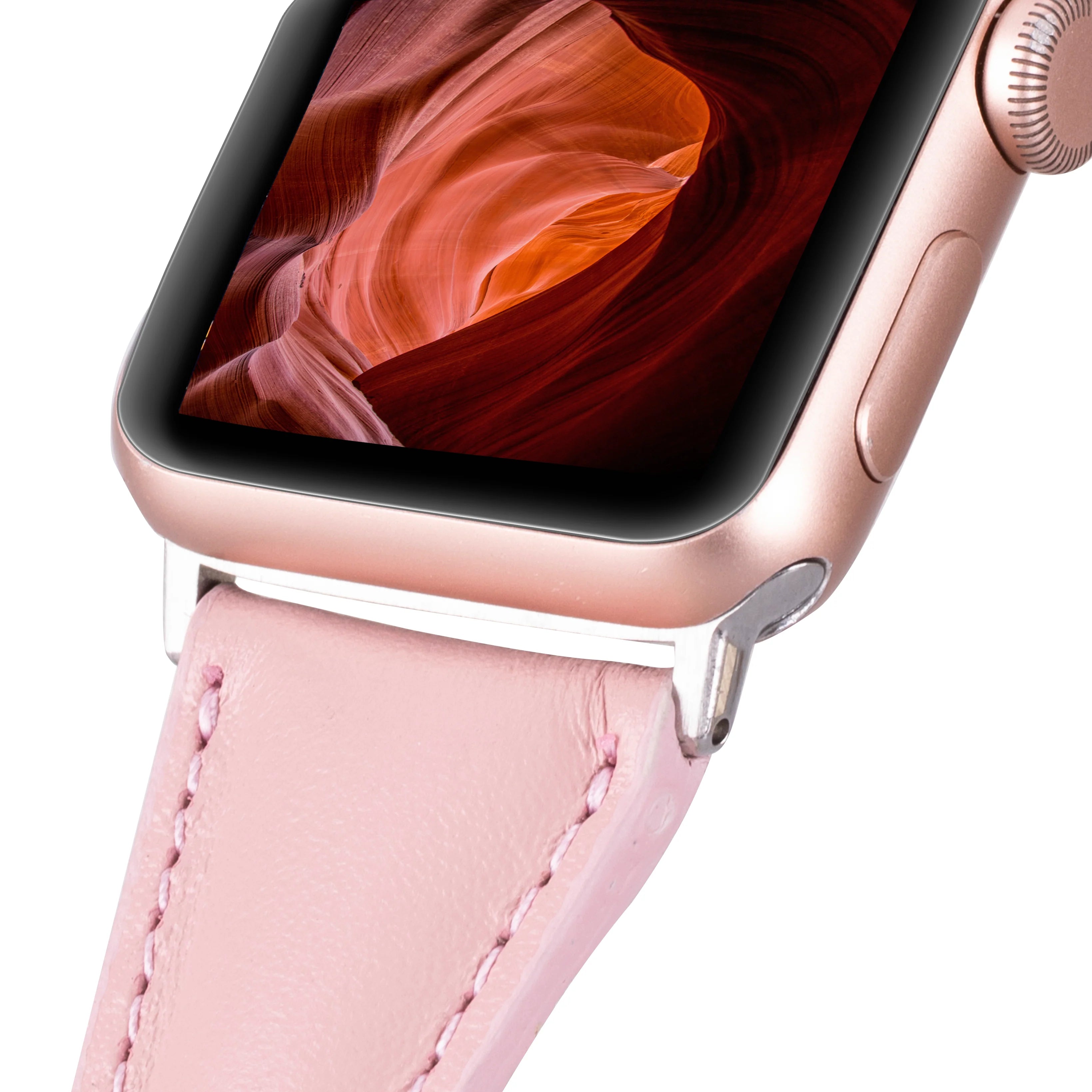 Slim Genuine Leather Apple Watch Band