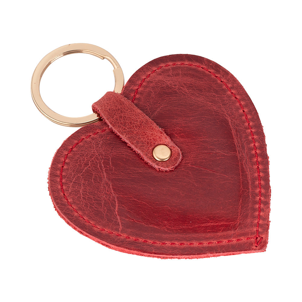 Cuore Genuine Leather Keyring