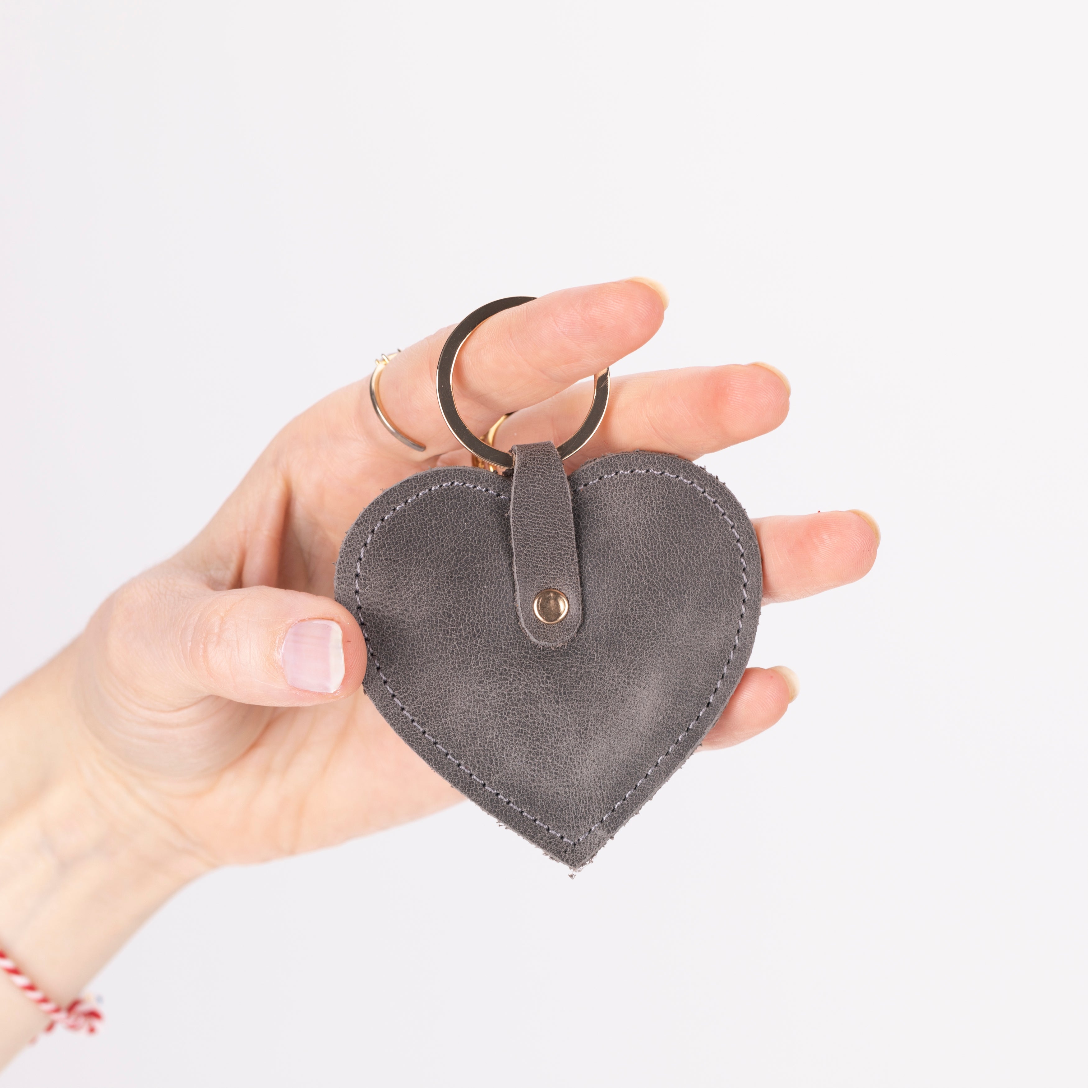 Cuore Genuine Leather Keyring