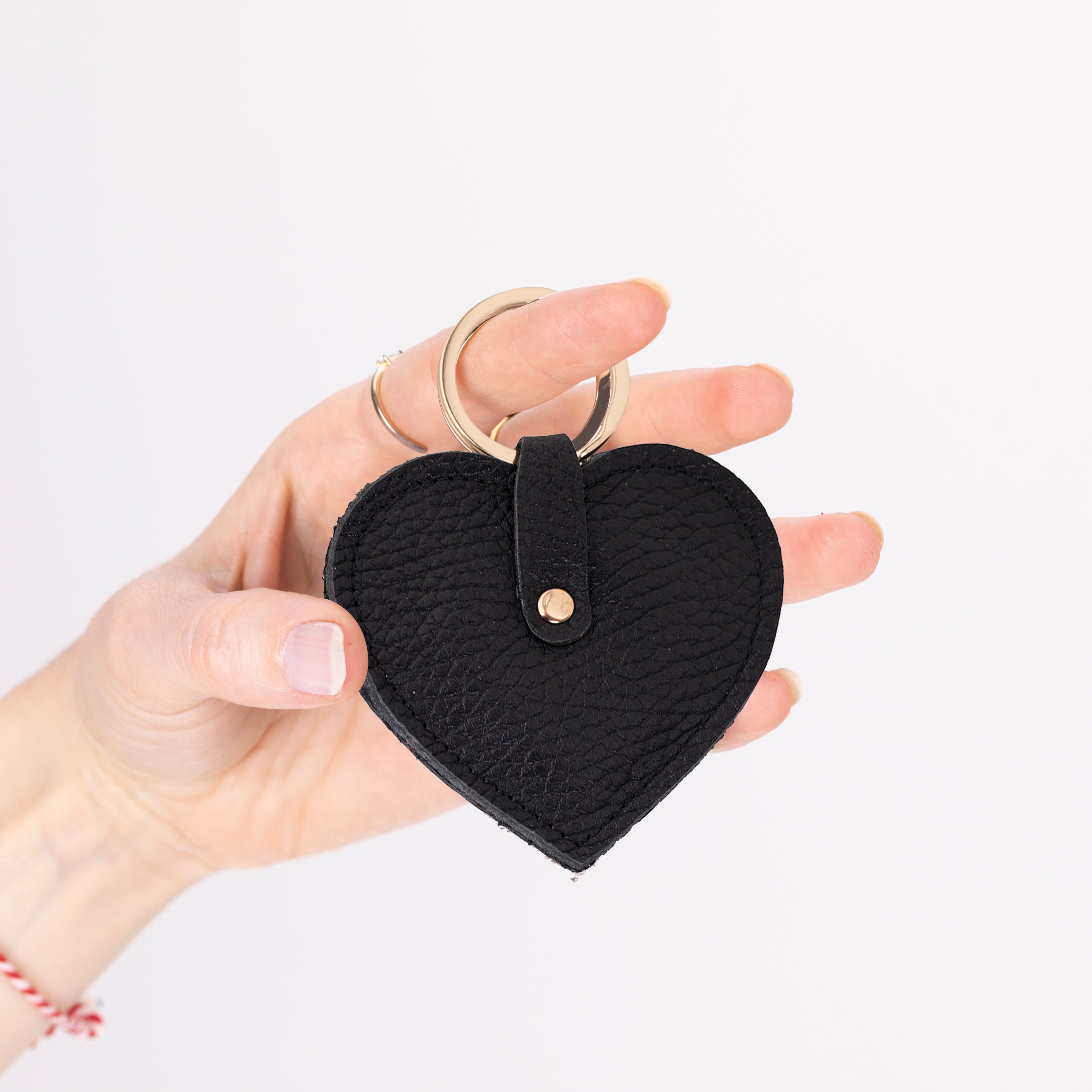 Cuore Genuine Leather Keyring