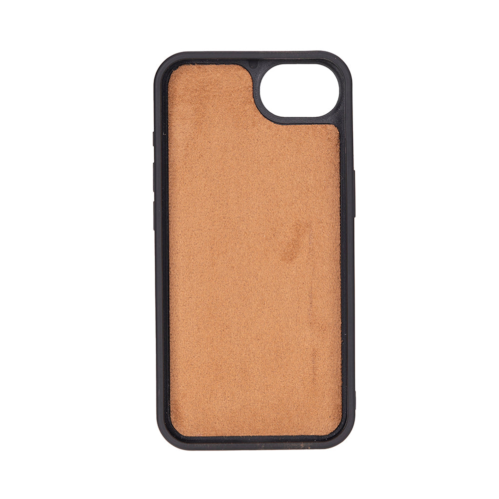 Magic iPhone 16E Detachable Genuine Leather Wallet Case