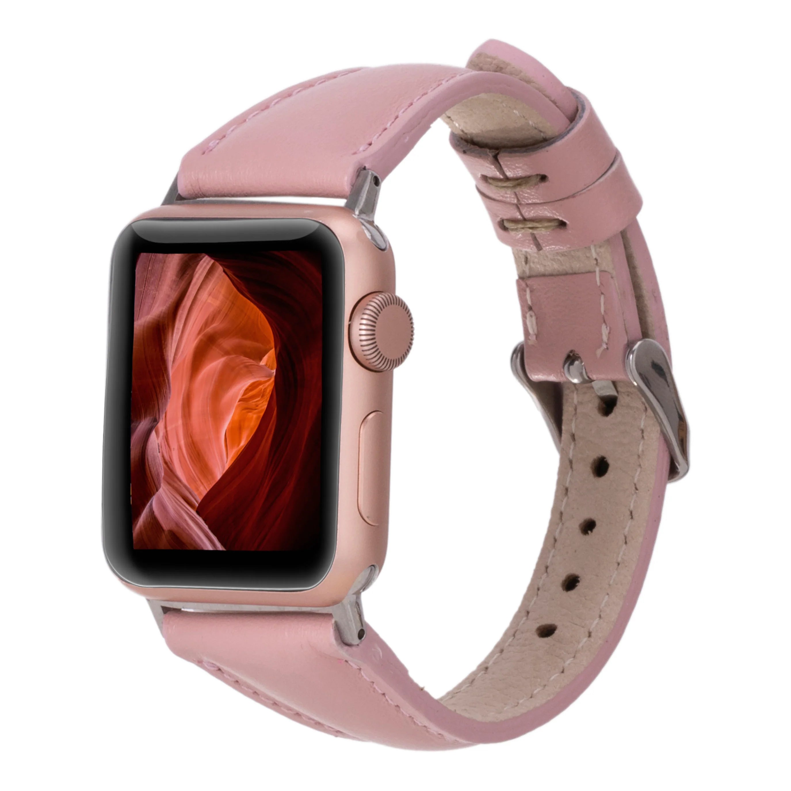 Slim Genuine Leather Apple Watch Band
