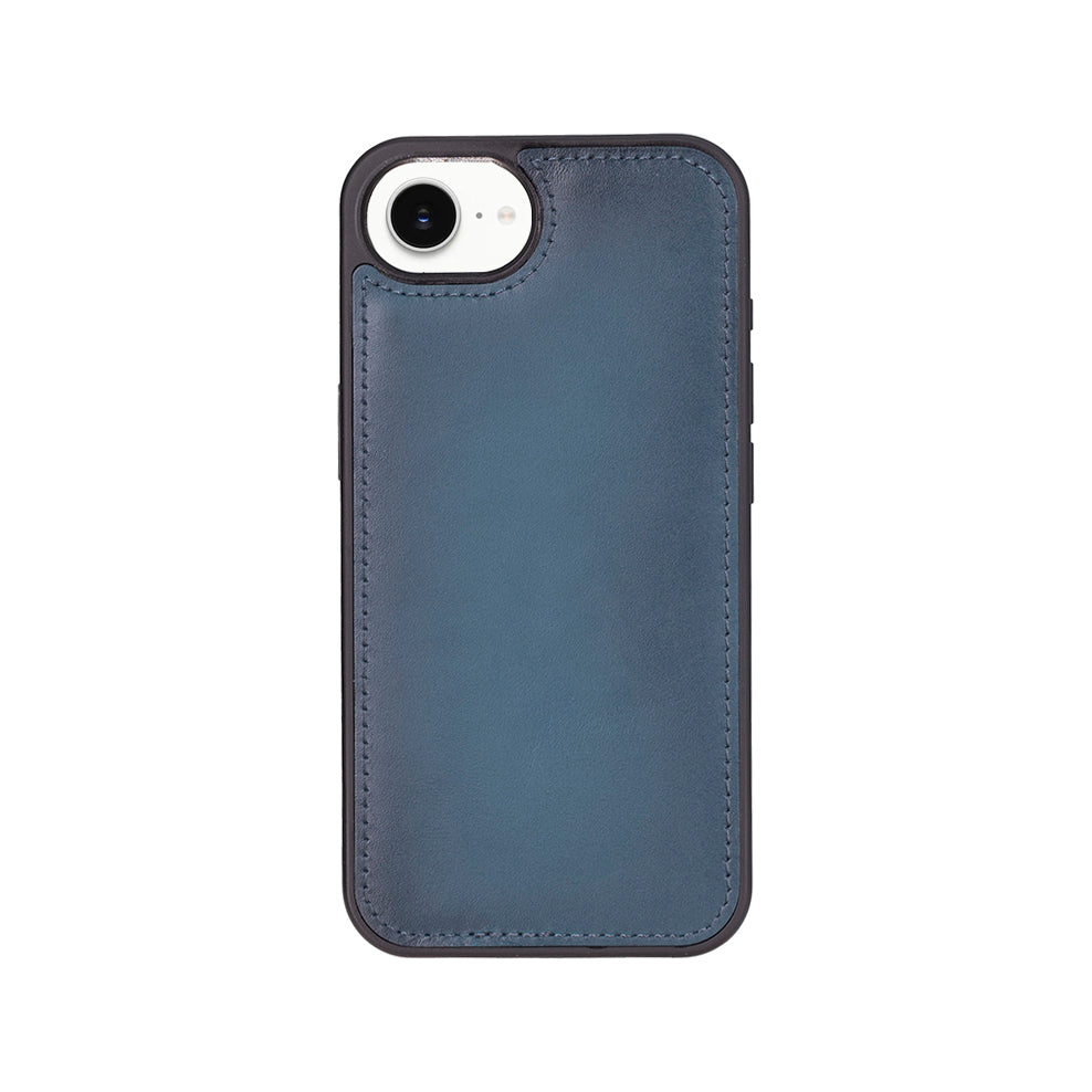 Magic iPhone 16E Detachable Genuine Leather Wallet Case