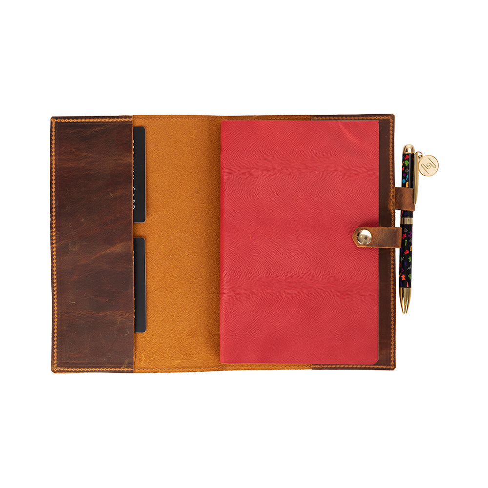Pulseon Genuine Leather Journal Cover