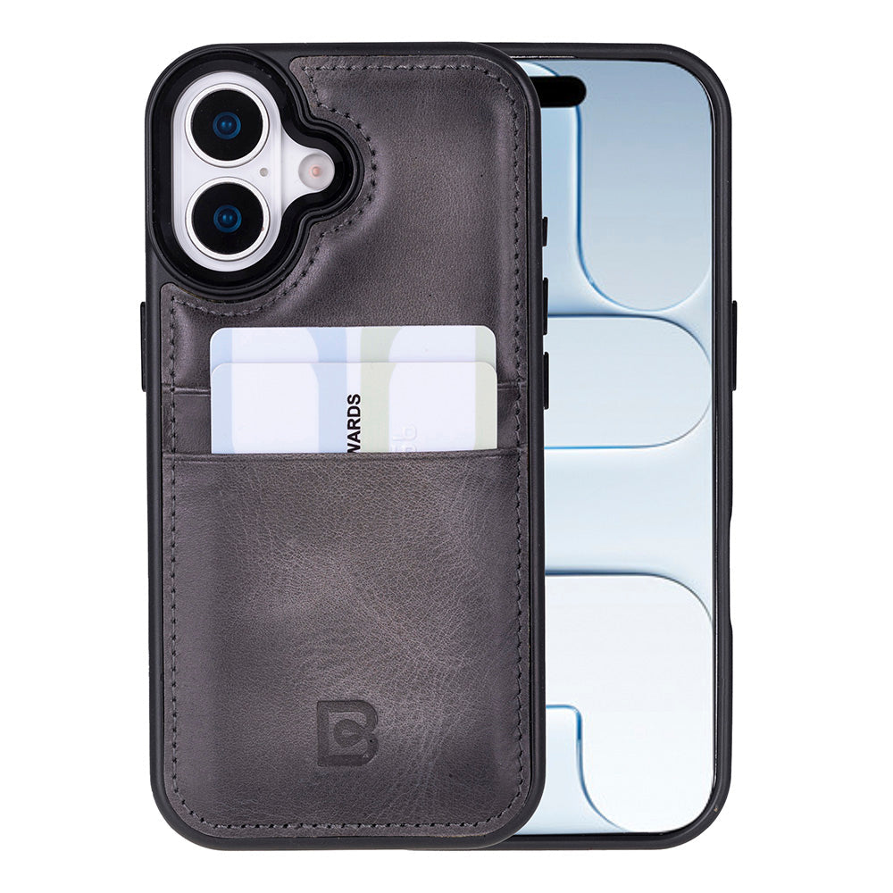 Flex iPhone 17 Deri Kılıf (Kartlık, Bouletta)