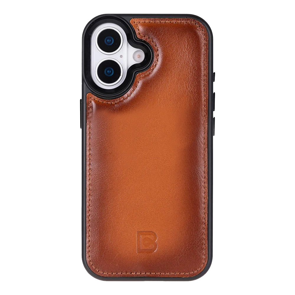 Magic iPhone 17 Detachable Genuine Leather Wallet Case