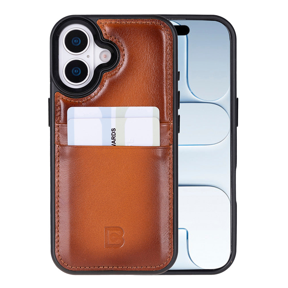 Flex iPhone 17 Deri Kılıf (Kartlık, Bouletta)