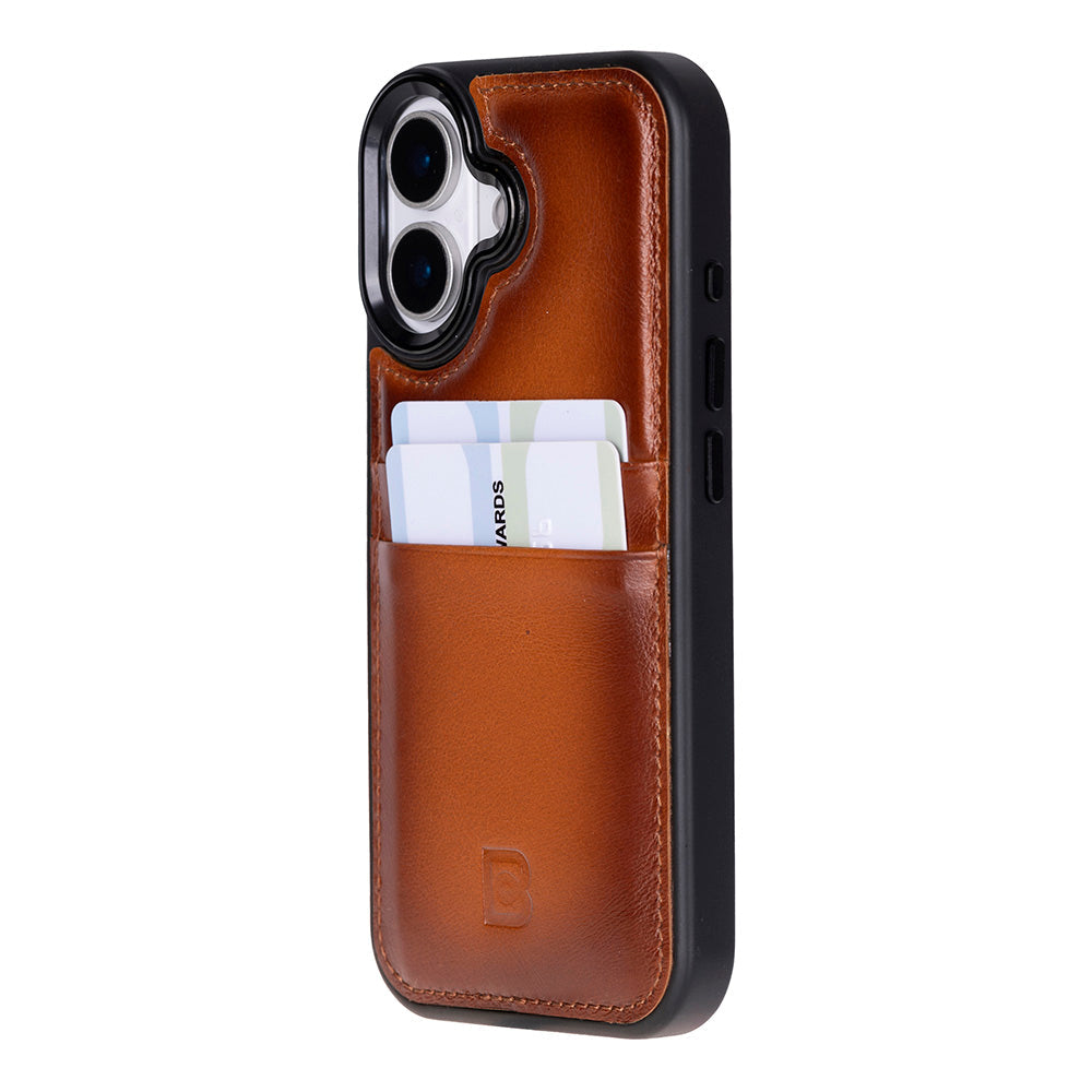Flex iPhone 17 Deri Kılıf (Kartlık, Bouletta)