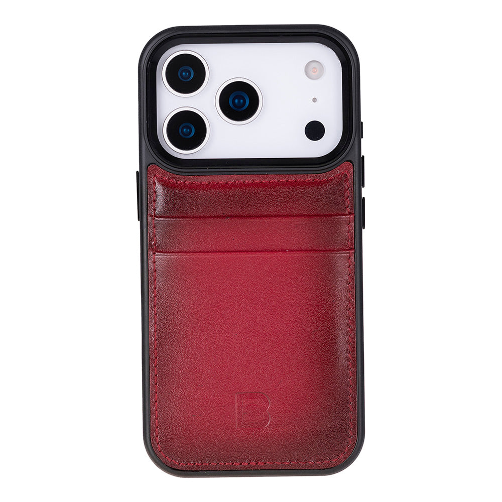 Flex iPhone 17 Pro Leather Case (Card Holder, Bouletta)