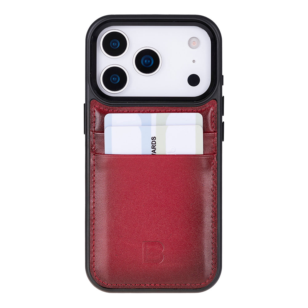 Flex iPhone 17 Pro Leather Case (Card Holder, Bouletta)