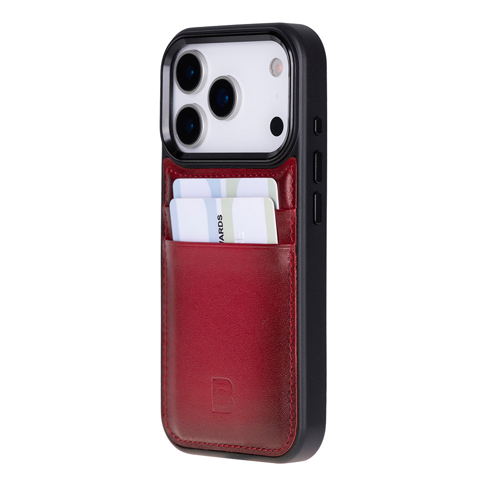 Flex iPhone 17 Pro Leather Case (Card Holder, Bouletta)