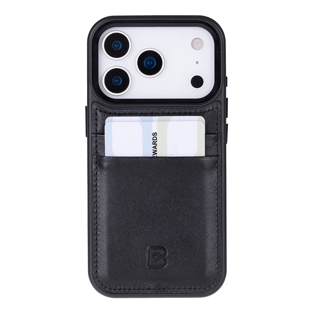 Flex iPhone 17 Pro Leather Case (Card Holder, Bouletta)