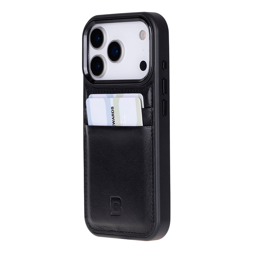 Flex iPhone 17 Pro Leather Case (Card Holder, Bouletta)