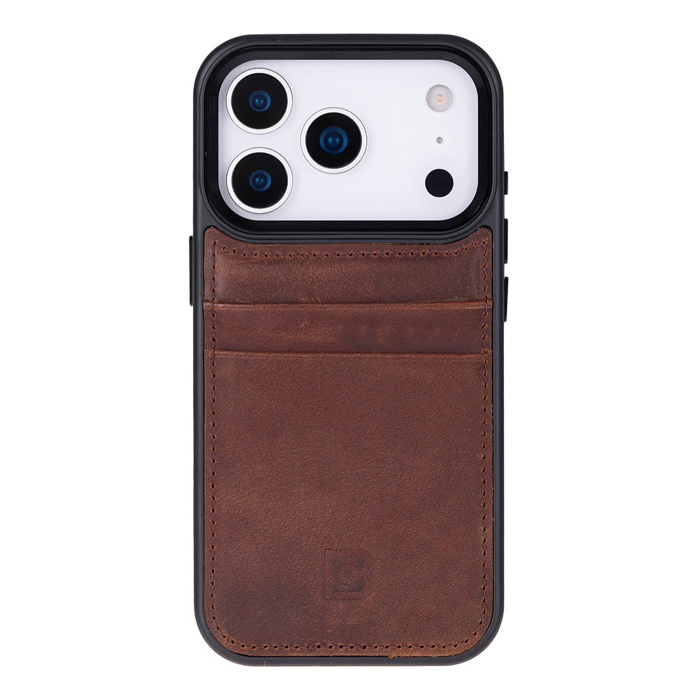 Flex iPhone 17 Pro Leather Case (Card Holder, Bouletta)