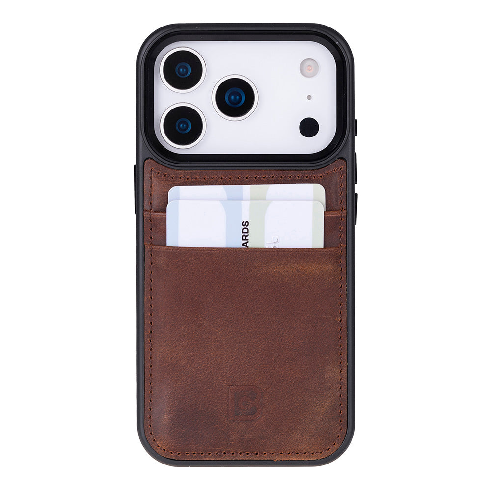 Flex iPhone 17 Pro Leather Case (Card Holder, Bouletta)