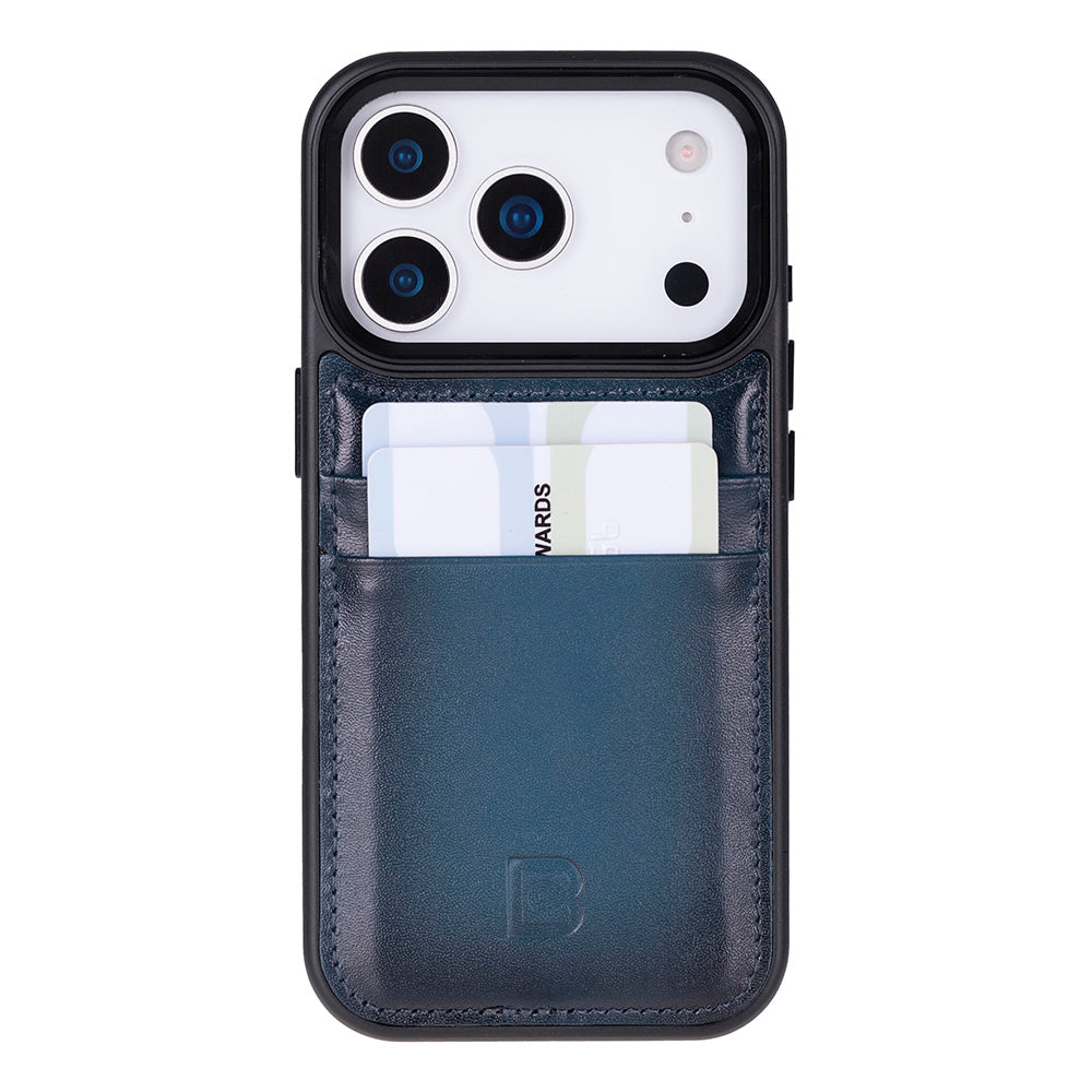 Flex iPhone 17 Pro Leather Case (Card Holder, Bouletta)