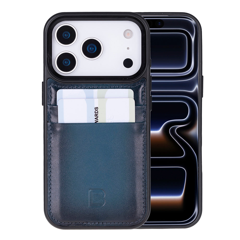 Flex iPhone 17 Pro Leather Case (Card Holder, Bouletta)