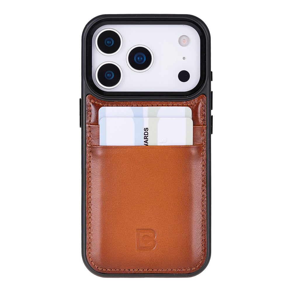 Flex iPhone 17 Pro Leather Case (Card Holder, Bouletta)