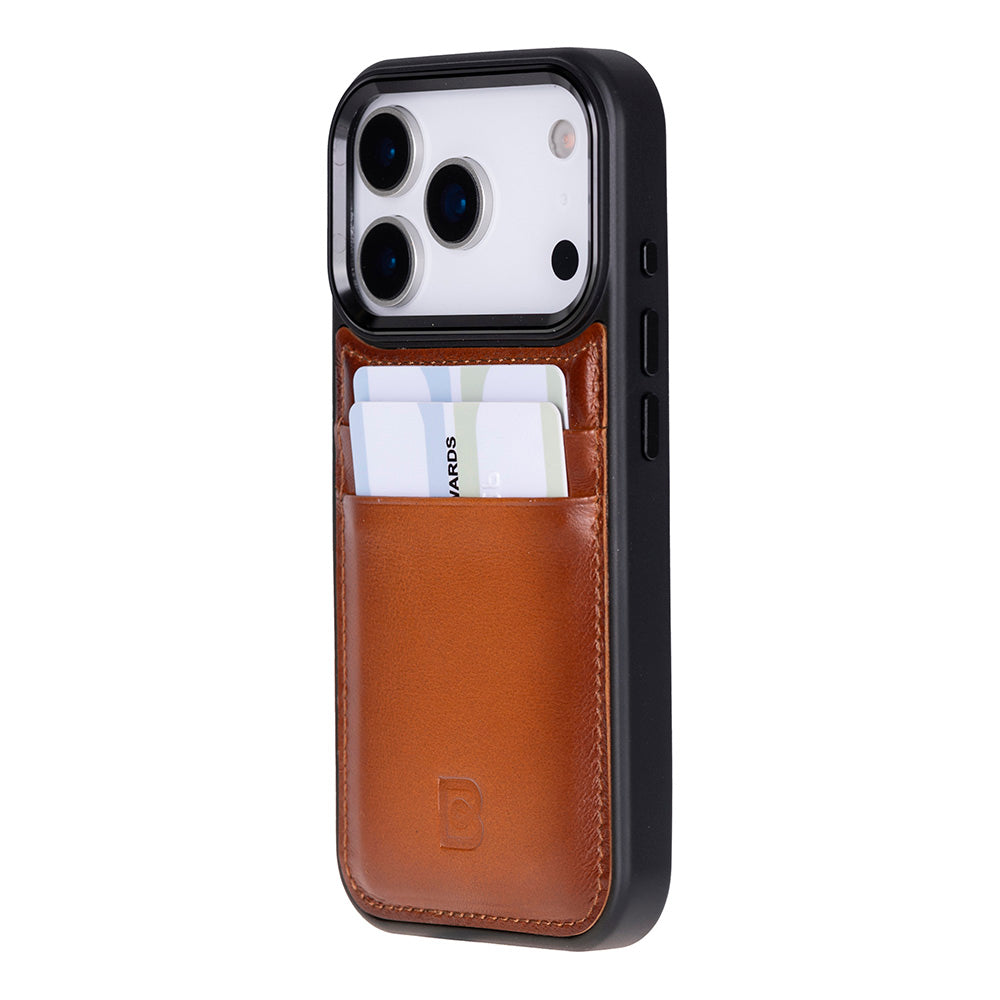 Flex iPhone 17 Pro Leather Case (Card Holder, Bouletta)