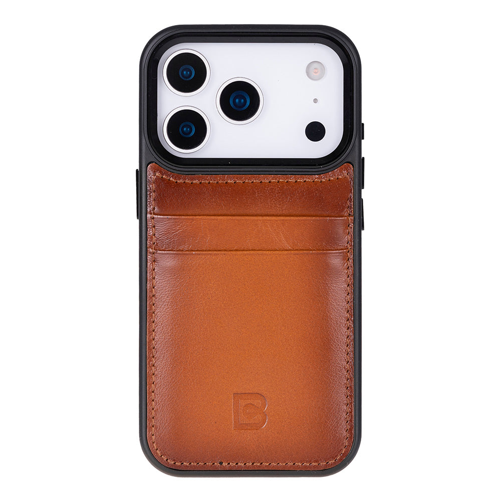 Flex iPhone 17 Pro Leather Case (Card Holder, Bouletta)