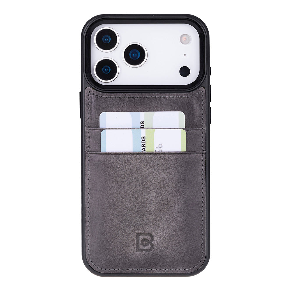 Flex iPhone 17 Pro Max Leather Case (Card Holder, Bouletta)
