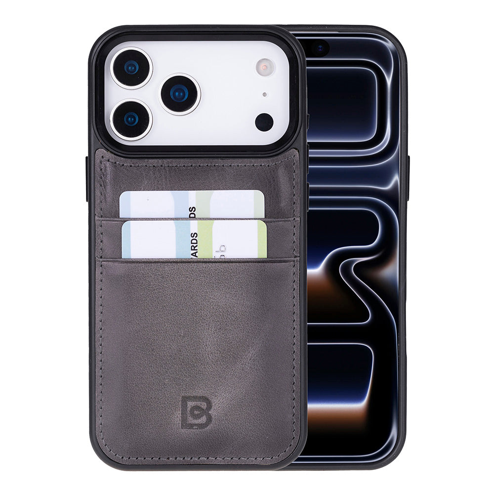 Flex iPhone 17 Pro Max Leather Case (Card Holder, Bouletta)