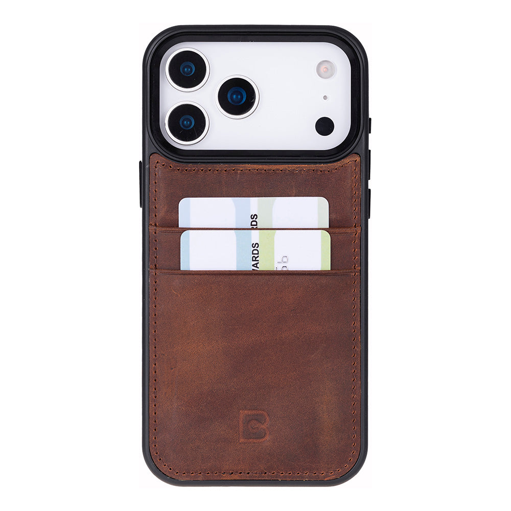 Flex iPhone 17 Pro Max Leather Case (Card Holder, Bouletta)