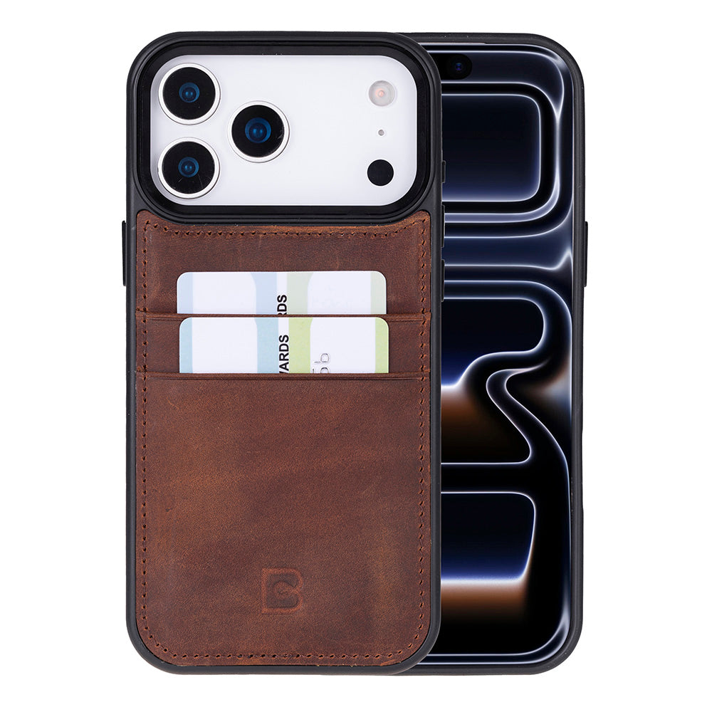 Flex iPhone 17 Pro Max Leather Case (Card Holder, Bouletta)