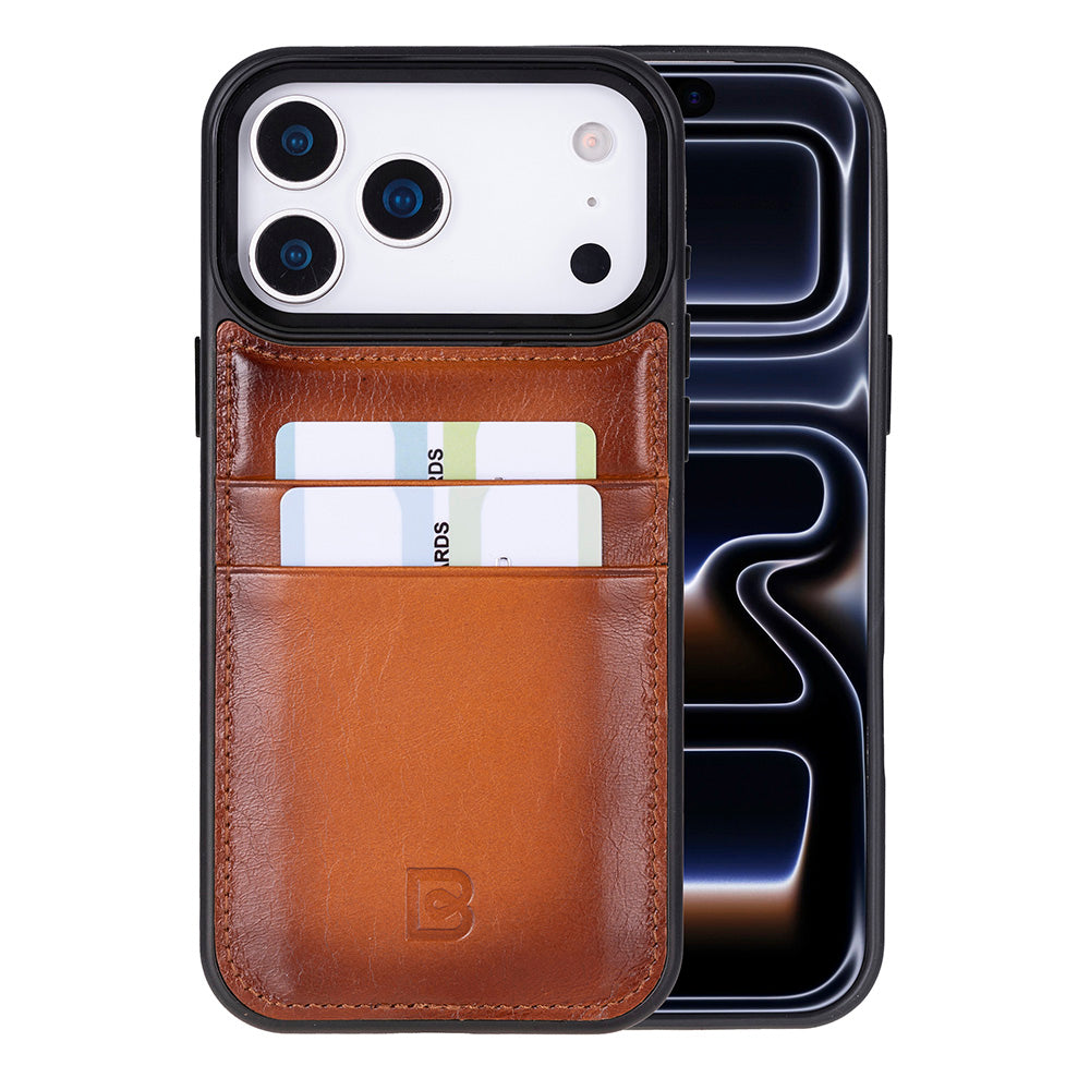 Flex iPhone 17 Pro Max Leather Case (Card Holder, Bouletta)