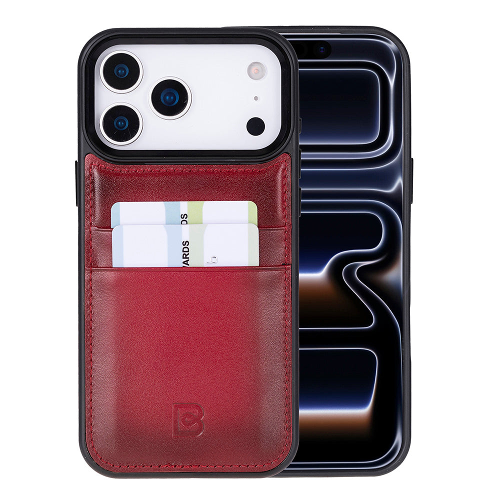 Flex iPhone 17 Pro Max Leather Case (Card Holder, Bouletta)