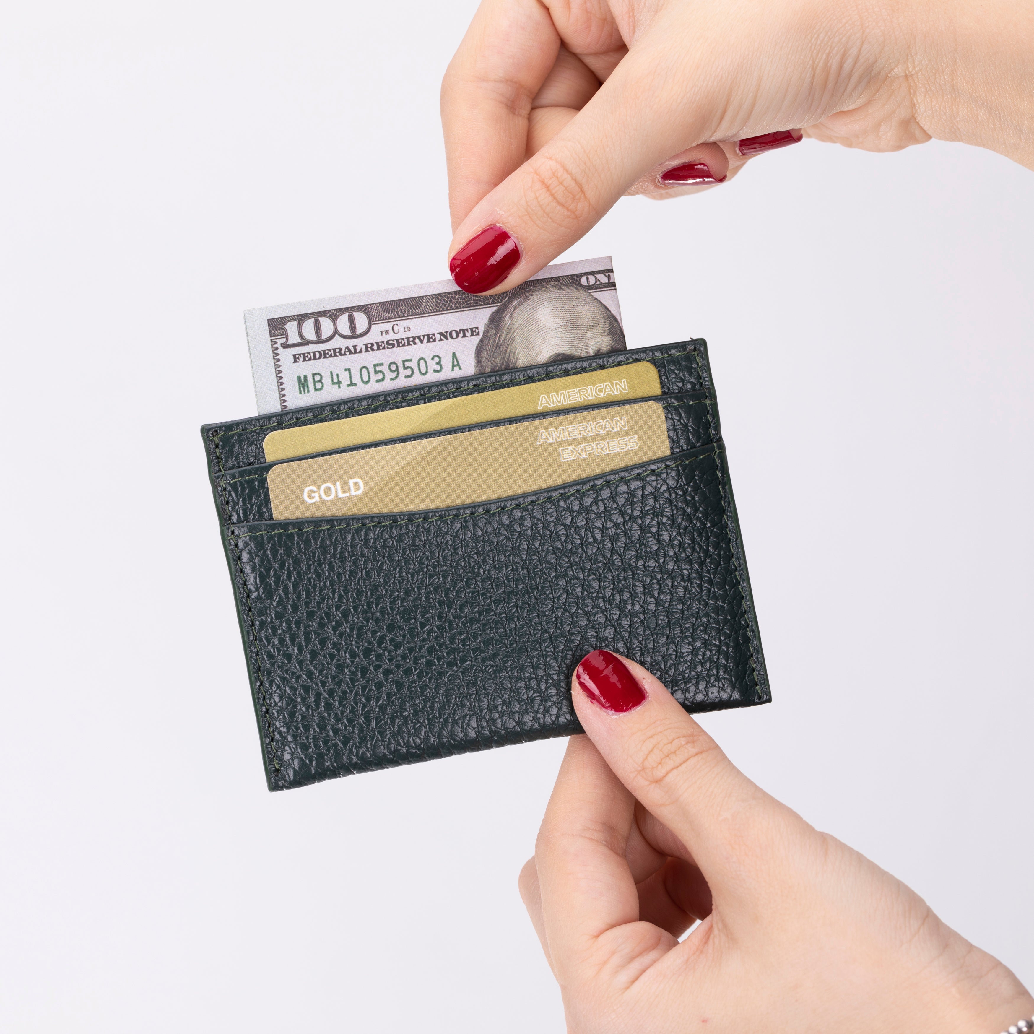 Luxeyuard Genuine Leather Card Holder