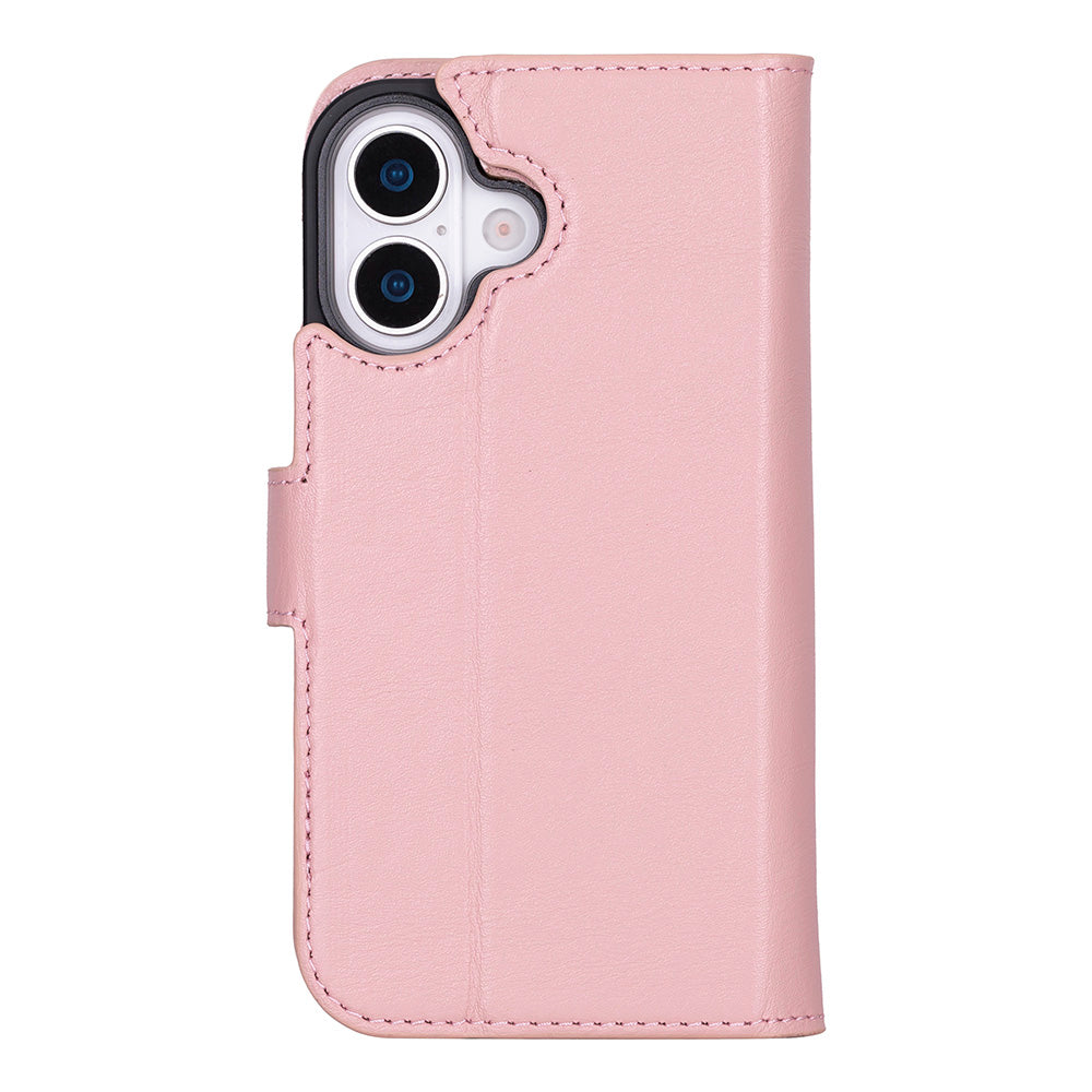 Magic iPhone 17 Genuine Leather Detachable Wallet Case