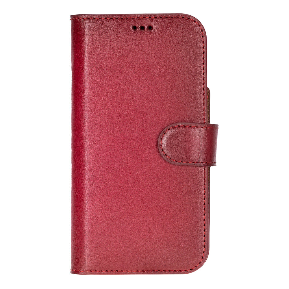 Magic iPhone 17 Genuine Leather Detachable Wallet Case