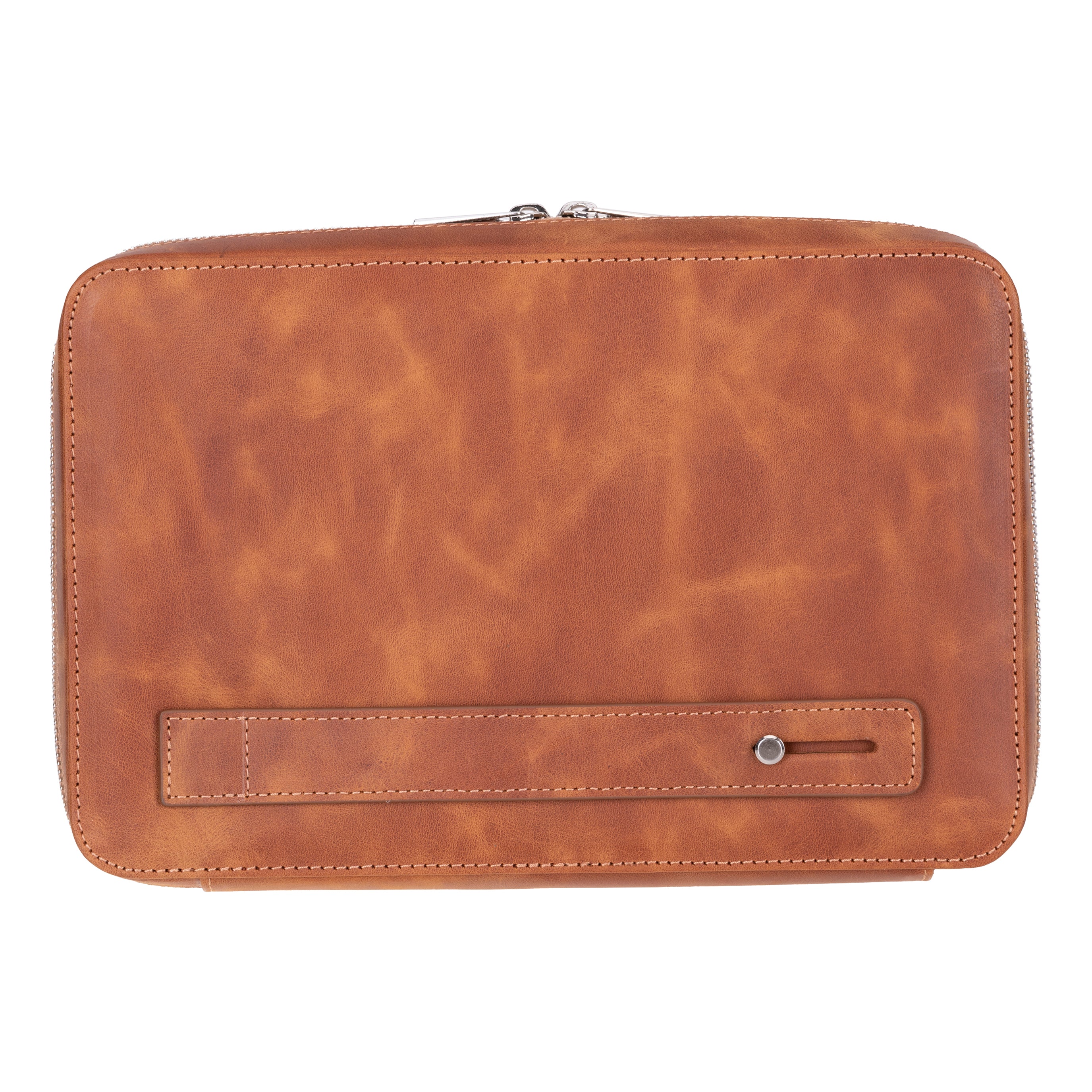 Orbex Genuine Leather Travel Cable Organizer