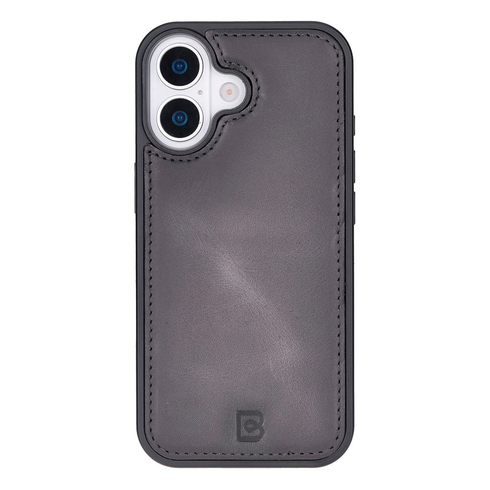 Magic iPhone 17 Detachable Genuine Leather Wallet Case