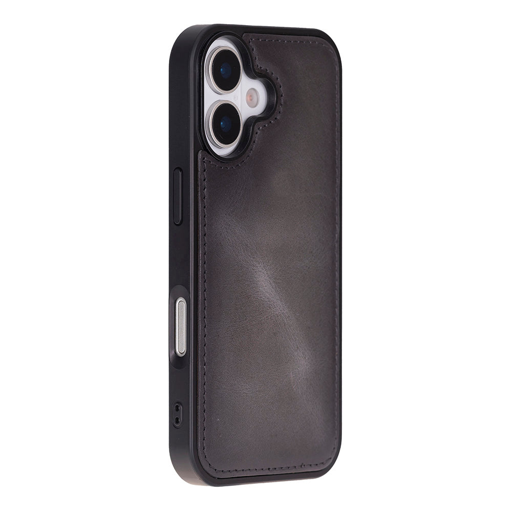 Magic iPhone 17 Genuine Leather Detachable Wallet Case