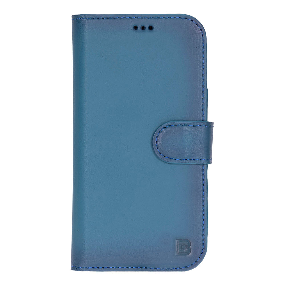 Magic iPhone 17 Detachable Genuine Leather Wallet Case