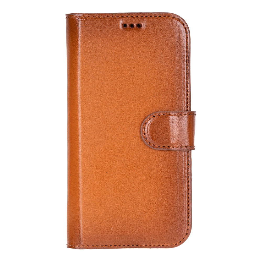 Magic iPhone 17 Genuine Leather Detachable Wallet Case