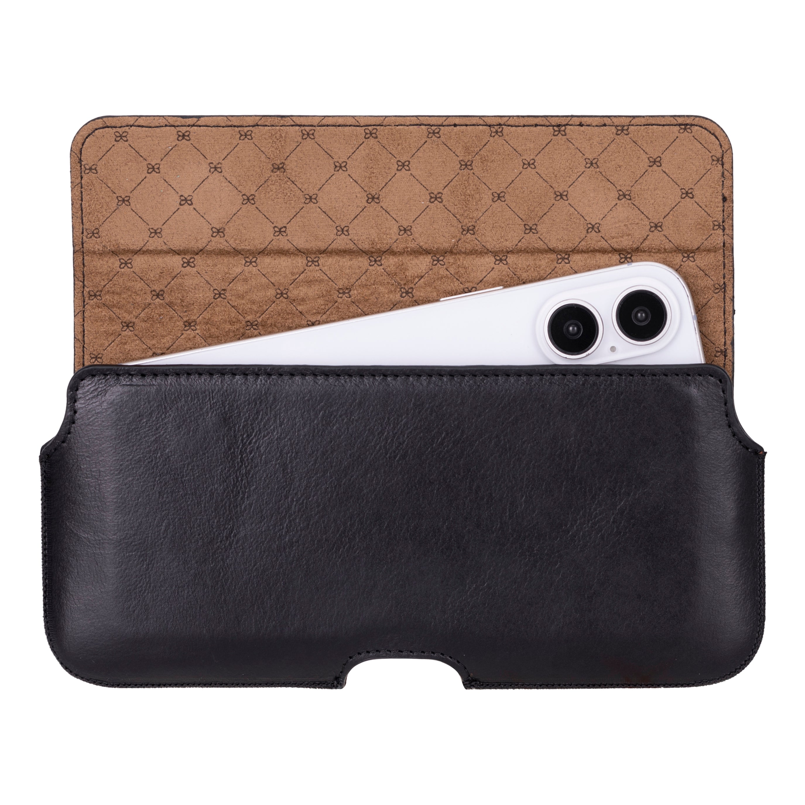 Aslant Belt iPhone 16 Pro Hakiki Deri Kılıf