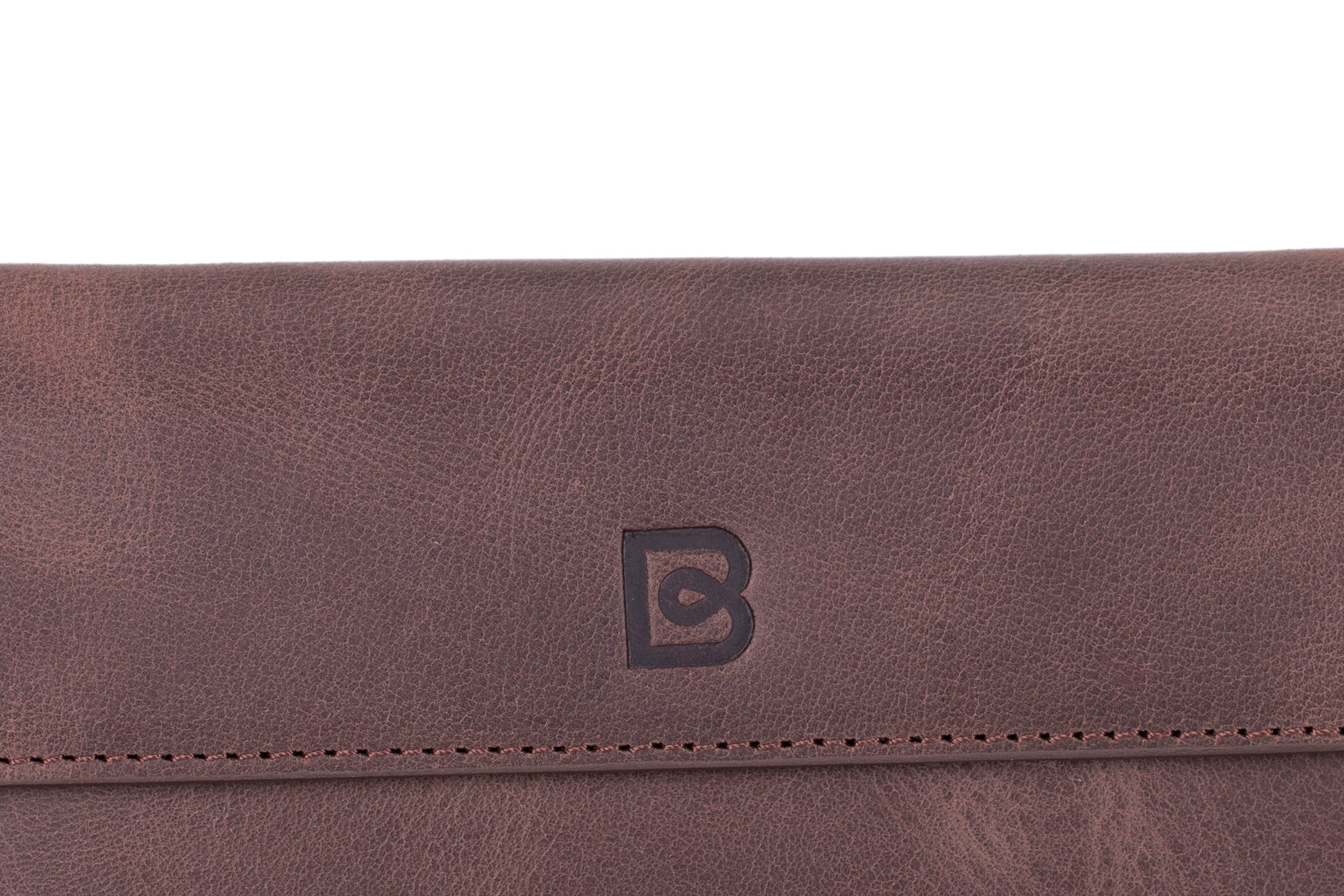 Aslant Belt iPhone 16 Pro Max Genuine Leather Case