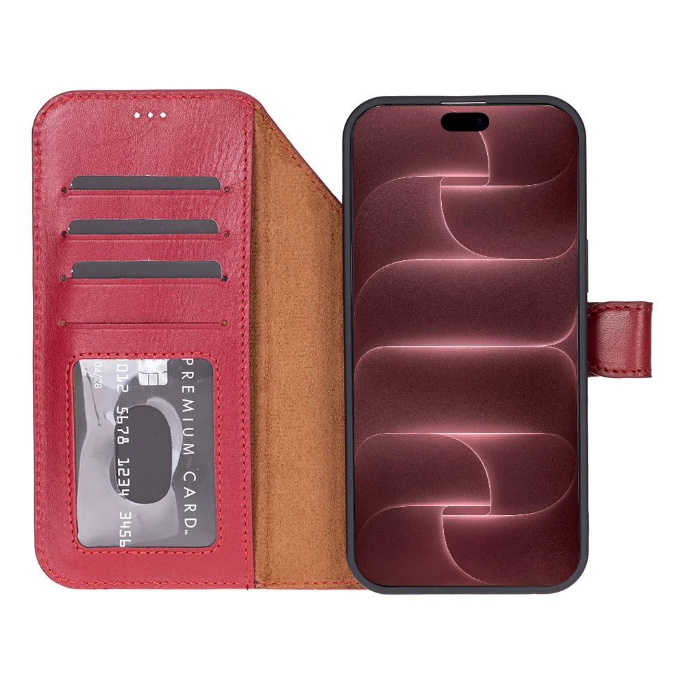 Magic iPhone 18 Pro Leather Detachable Wallet Case