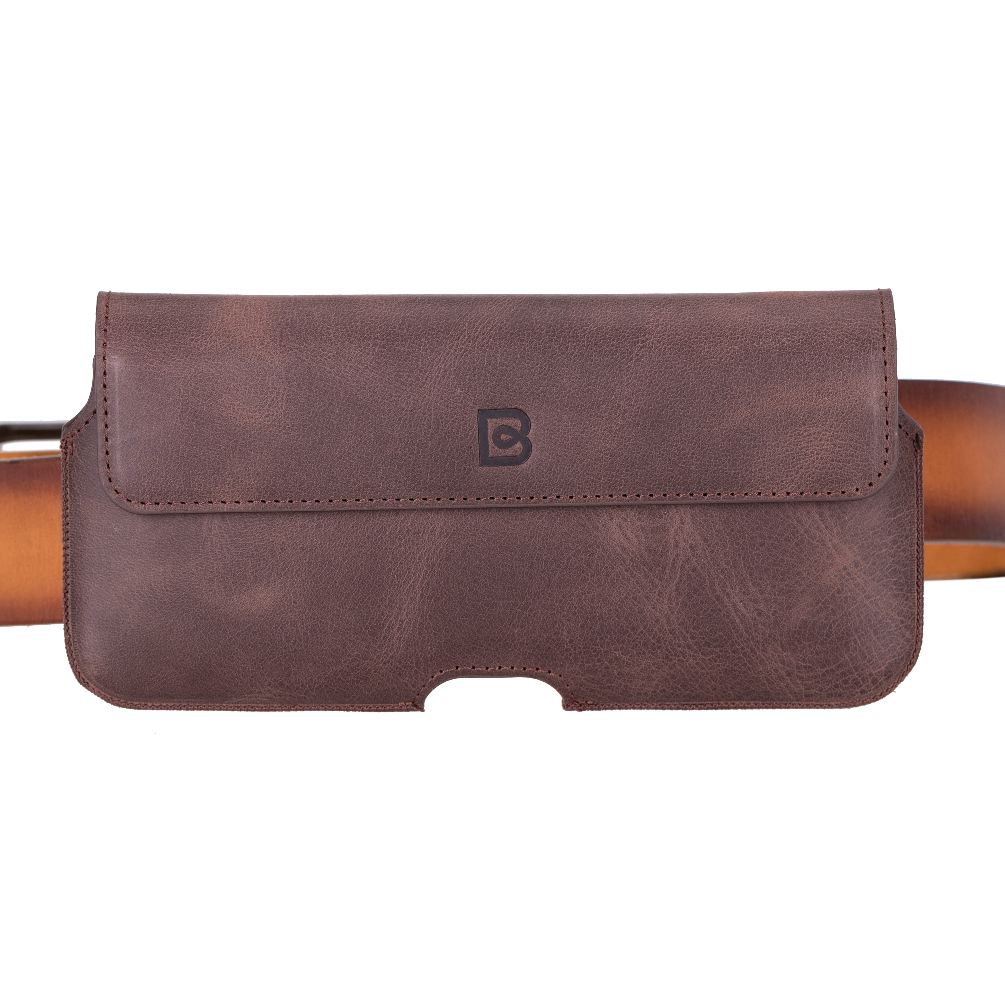 Aslant Belt iPhone 16 Pro Hakiki Deri Kılıf
