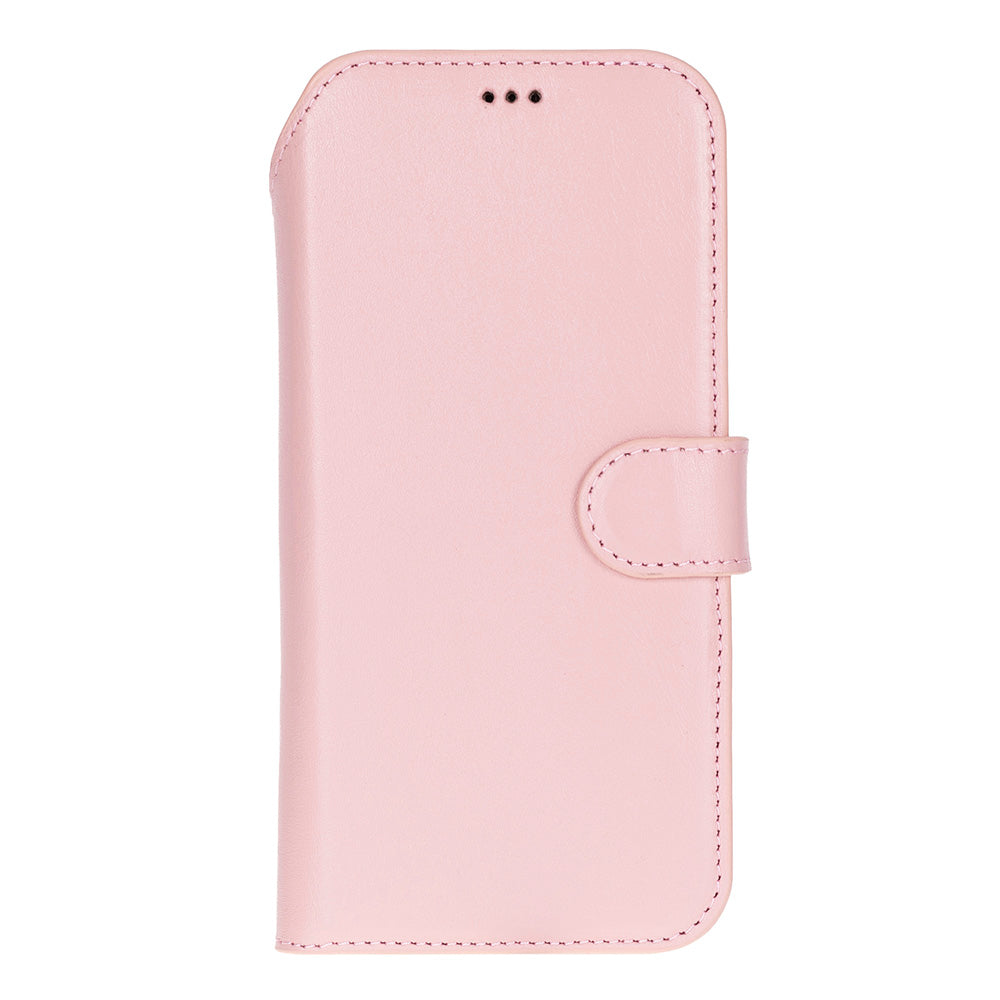 Magic iPhone 17 Pro Genuine Leather Detachable Wallet Case
