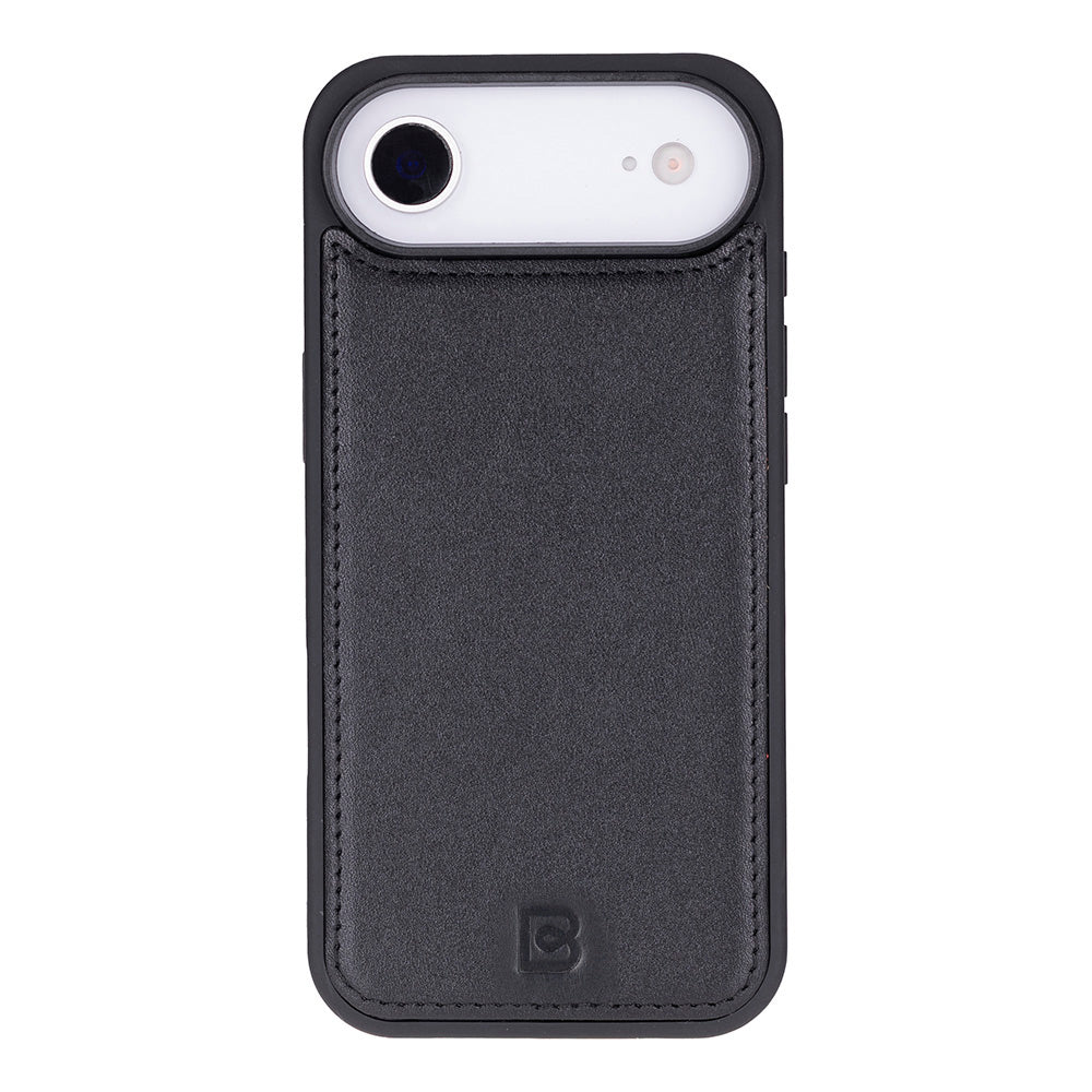 Magic iPhone 17 Air Detachable Genuine Leather Wallet Case